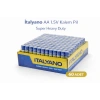 İtalyano AA 1.5V Kalem Pil 60 Adet Super Heavy Duty 15 Paket