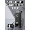 Kablolu Makaralı Bluetooth Kulaklık Uzun Pil Ömrü Dijital Göstergeli