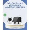 Kablosuz Bebek Monitörü 720P Görüntü ve Geniş Ekran
