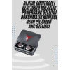 Kablosuz Bluetooth Kulaklık Powerbank Özellikli Göstergeli Hd Mikrofon