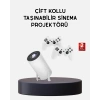 Kablosuz Projeksiyon Cihazı 4K Destekli HDMI USB Oyun Uyumlu