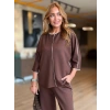 Kadın Dirsek Boy Kol şeritli Ikili Takım
