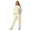 Kadın Kapüşonlu İçi Polarlı Beli Ve Paçası Lastikli Eşofman Takımı Yavru Ağzı