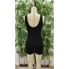 Kadın Kare Yaka Sırt Dekolte Detay Dalgıç Bodycon Mini Tulum