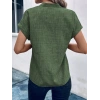 Kadın Kısa Kollu Hakim Yaka Sofya Bluz