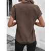 Kadın Kısa Kollu Hakim Yaka Sofya Bluz