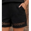 Kadın Kısa Kollu V Yakalı Bluz Ve Short Ikili Takım