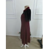 Kadın Kısa Kollu Yakalı önden Düğmeli Midi Ithal Krep Elbise