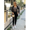Kadın Uzun Kollu Krep üçlü Takım