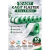 Kağıt Flaster 5 cm x 5 m 10 Adet Medikal Sabitleme Bandı Hassas Ciltler İçin