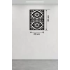 Kar Tanesi ve Barok Desenli Ahşap Duvar Tablosu - 25x35 cm Lazer Kesim Pano