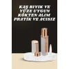 KAŞ BIYIK VE YÜZ EPİLASYON ALETİ VE TİTREŞİMLİ YÜZ TEMİZLEME MASAJ ALETİ İKİLİ SET