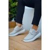 KB-003 Kuback Gri Süet Bağcıklı  Günlük Erkek Ayakkabı