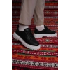 KB-702 Kuback Siyah Cilt Günlük Erkek Ayakkabı