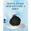 Kilitsiz Mobilya Tekerleği 6 cm 4 Adet Dayanıklı Tasarım