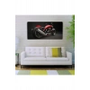Kırmızı Naked Motor Canvas Tablo (60x120)