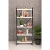 Kitaplık 5 Raflı Beyaz 180 Cm
