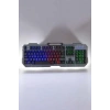 Klavyesi Q Klavye RGB Işıklı Mouse Hediyeli