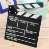 Küçük Boy Dekoratif Sinema Klaketi - Ahşap Tasarım - 20x20 cm
