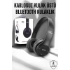 Kulak Üstü TF Kart ve AUX Destekli Ergonomik Bluetooth Kulaklık