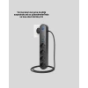Led Anahtarlı Akım Korumalı Çoklu Priz 4 Priz 3 USB Girişli