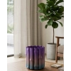 Modern Dekoratif Vazo Mor Gri Geçişli Şık Tasarım Masa Üstü Kullanım