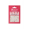 Nascita Tırnak Üstü Sticker Gold Kalp Temalı