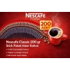 Nescafe Classic 2 gr Stick Hazır Kahve 200 Adet %100 Çözünebilir Yoğun Aromalı Ekonomik Paket