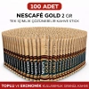 Nescafe Gold 2 Gr 100 Adet Tek İçimlik Stick Çözünebilir Granül Kahve Ekonomik Toplu Paket