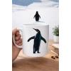 Nihilist Penguen Tasarımlı Porselen Kupa MODEL 159 – Sürüden Ayrılanlara Özel Minimalist Kahve Kupası – Özgün Tasarım Hediyelik Kupa