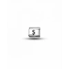 Nomination Uyumlu Ş Harfli Charm | Paslanmaz Çelik Harf Charm | Kişiye Özel Bileklik Aksesuarı
