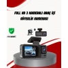 Ön Arka ve İç Kamera DashCam 360° Kapsamlı Full HD Araç Güvenlik Sistemi