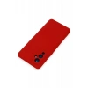 One Plus 9 Kılıf Nano içi Kadife Silikon - Kırmızı
