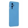 One Plus 9 Kılıf Nano içi Kadife Silikon - Mavi