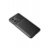 One Plus 9 Pro Kılıf Auto Focus Karbon Kapak - Siyah