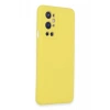 One Plus 9 Pro Kılıf Nano içi Kadife Silikon - Sarı