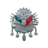 Osmanlı Devlet Arması Vidalı Kabartma Logo Büyük 12x11cm Krom
