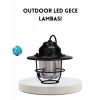 Outdoor Retro Kamp Işığı Uzun Ömürlü Pil Taşınabilir Suya Dayanıklı