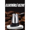Paslanmaz Çelik Türk Kahvesi Makinesi 6 Fincan Kpasiteli Elektrikli Cezve
