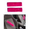 Peluş Seyahat Emniyet Kemer Pedi Kılıfı 2li Fuşya Pembe