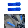 Peluş Seyahat Emniyet Kemer Pedi Kılıfı 2li Mavi