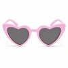Pembe Retro Kalp Gözlük – 80’ler 90’lar Stil Parti Gözlüğü