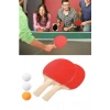 Ping Pong Masa Tenisi Seti Tenis Raketi Seti 2 Raket + 3 Ping Pong Topu  Spor Aksesuarları