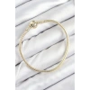 Pirinç Charm Topcuk Model Gold Renk Kadın Bileklik