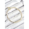 Pirinç Charm Zirkon Taşlı Taç Model Gold Renk Kadın Bileklik