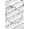 Pirinç Charm Zirkon Taşlı Yıldız Model Gold Renk Kadın Bileklik