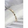 Pirinç Gold Renk Sütun Model Kadın Bileklik