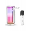 Pluse 5 Mikrofonlu RGB Kablosuz Hoparlör - Beyaz