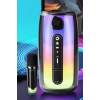 Pluse 7 Mikrofonlu RGB Kablosuz Hoparlör - Beyaz