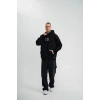 POLIZEI Premium Kalite Kapşonlu Dijital Patchli SweatShirt - Siyah